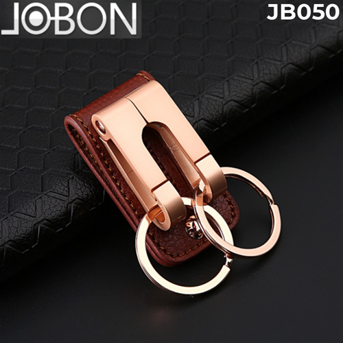 Móc khóa luồn thắt lưng JB050 - Màu Xám Da Đen